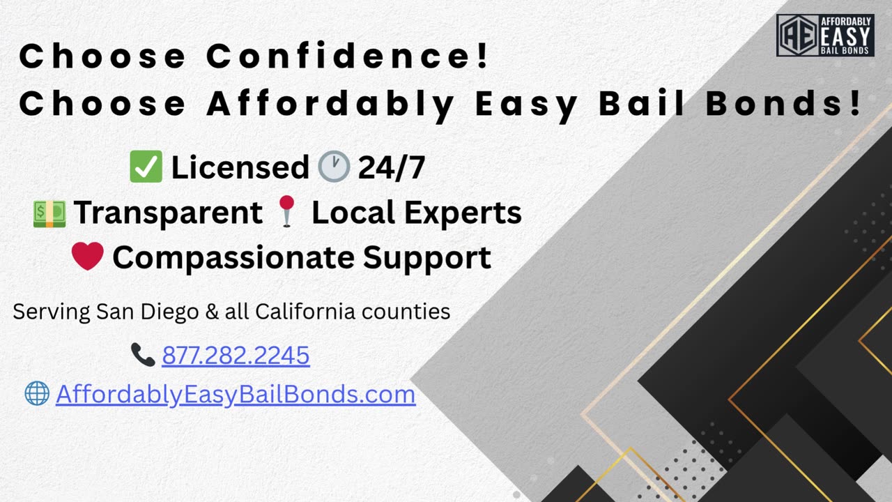 5 Smart Tips to Choose a Bail Bondsman in San Diego | Chula Vista | El Cajon | La Mesa