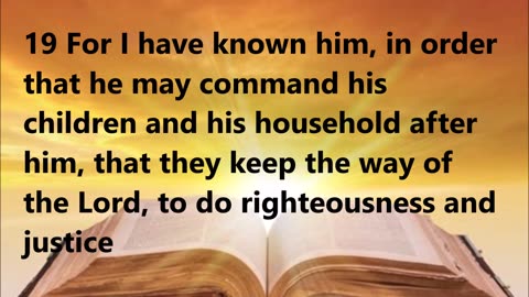 God decides to reveal to Abraham the fate of Sodom and Gomorrah.