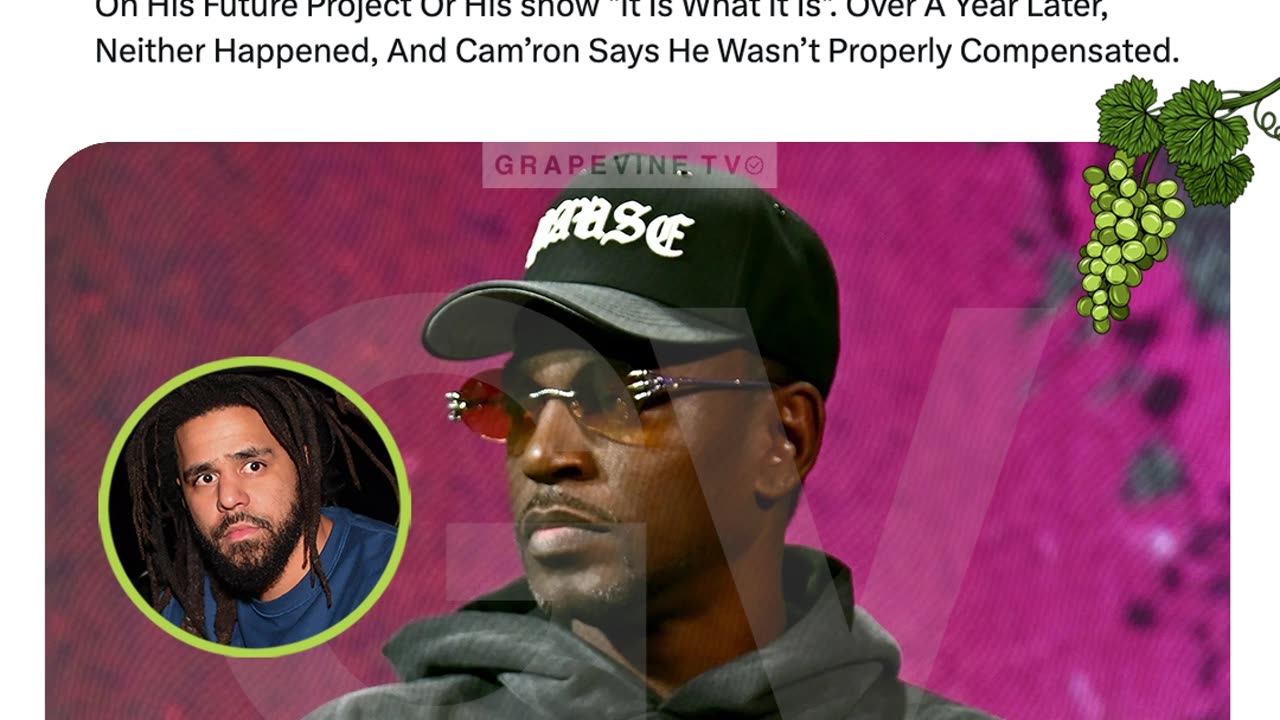 Cam’ron Sues J. Cole, Claiming Unpaid Work On “Ready ’24” And A Broken Promise For A Future Feature.