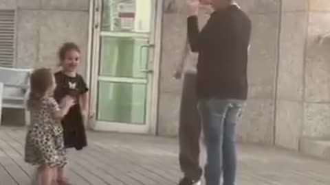 Released hostage. Back with his family.