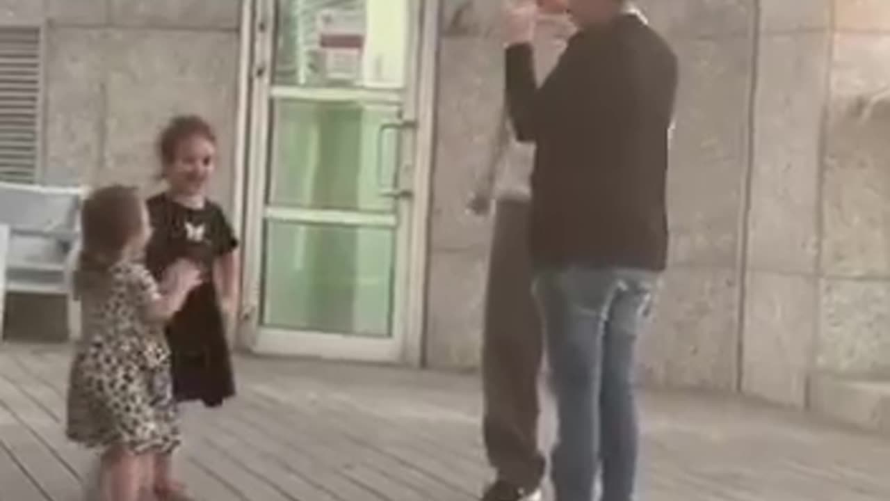 Released hostage. Back with his family.