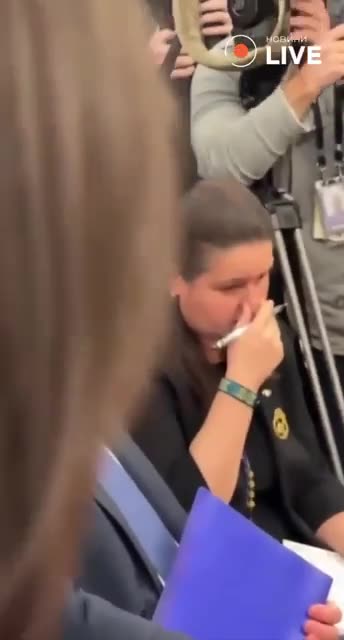 Ukrainian ambassador to US when hearing Trump and Zelensky argue