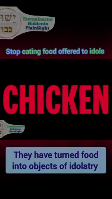 KFC and other popular eateries serve demon food. Food offered to idols. Stop eating there