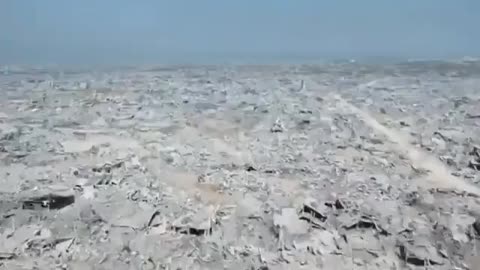 Drone footage captures the mass destruction of the Gaza strip