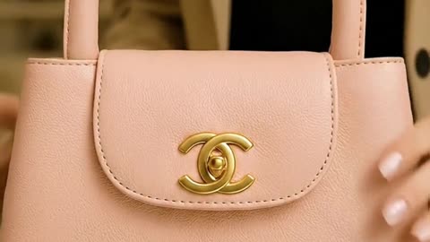 CHANEL Coco Mark Lambskin Handbag