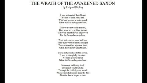 🚨⚠️The Wrath Of The Awakened Saxon - Valhalla - Poem - Poetry - Charliekirk - Song - Erikkka
