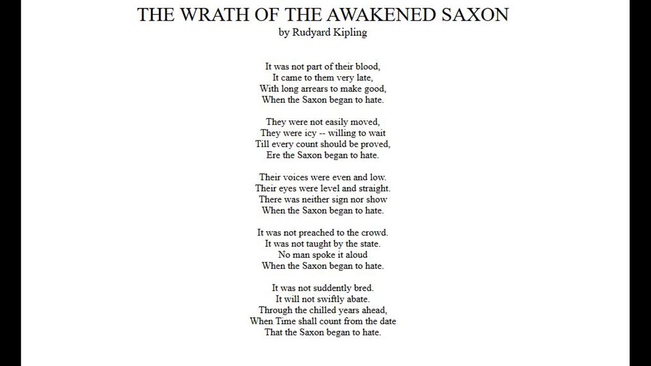 🚨⚠️The Wrath Of The Awakened Saxon - Valhalla - Poem - Poetry - Charliekirk - Song - Erikkka