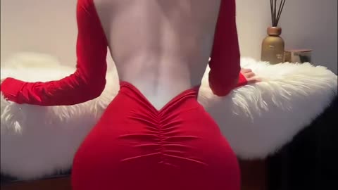 Daily Beauty EP 282 | Glamorous Coral red Dress Lascivious Sexy Dance