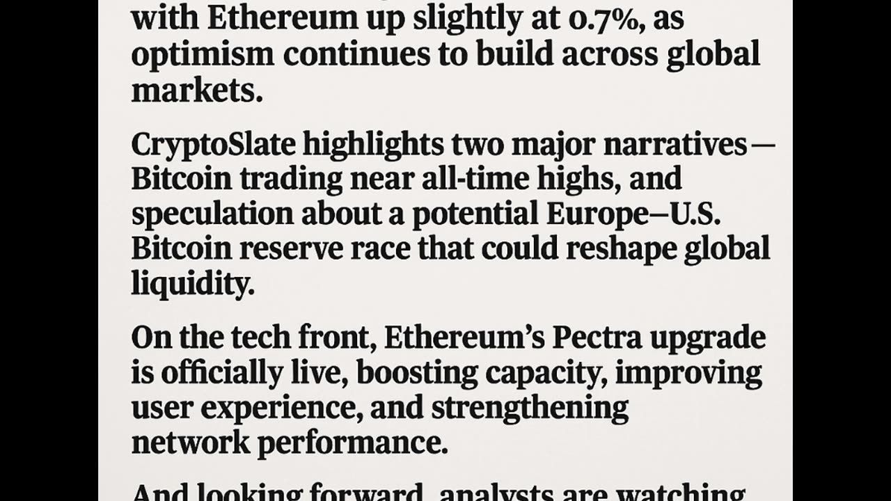 Bitcoin trading near all-time highs,