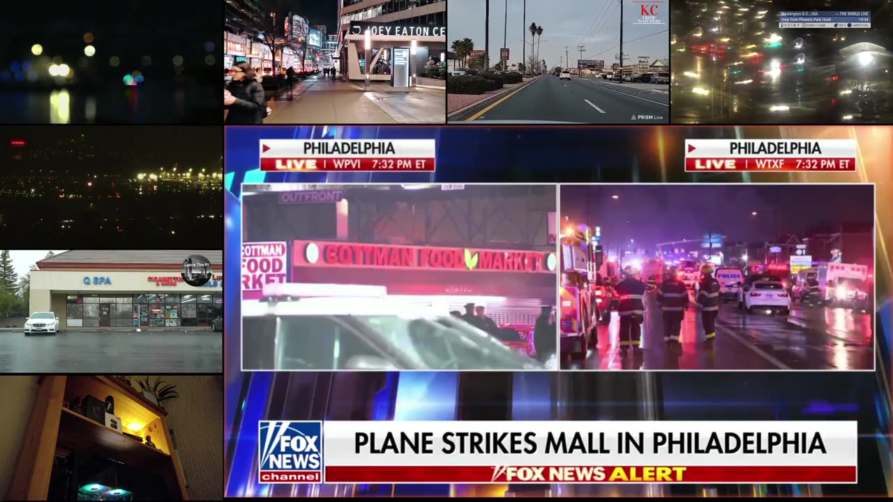 Plane strikes Roosevelt Mall in Philadelphia | Breaking News