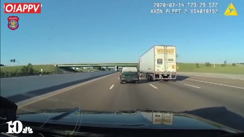 DASHCAM: Florida Man Murder Suspect Police Pursuit Leads To PIT Move & Shooting