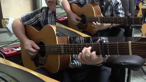 미련한 사랑 - JK 김동욱, guitar backing, solo cover