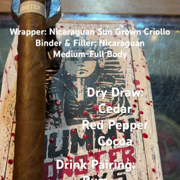 Monster 5 Mummy Redux (Tatuaje) 7.5x47 #Short #Shorts #CigarOfTheDay #Review #CigarReview #Halloween