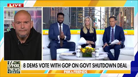 Sen. Fetterman says "no one really knows" who is leading the democratic party.