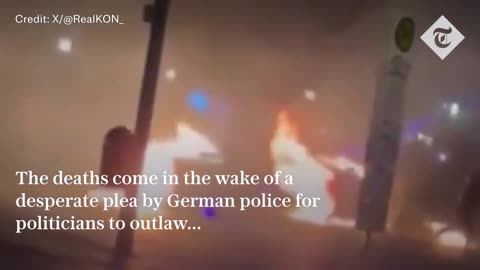 Fireworks chaos in Germany