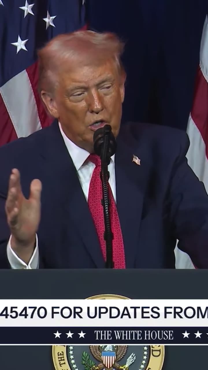 Did POTUS TRUMP say TOM NUMBERS in this clip? Have a listen 😳😎📺🎺👂🏼💜🪖