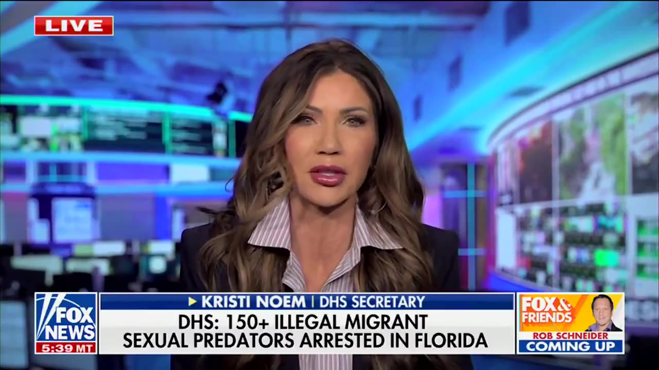 Sec Noem 🔥 OPERATION DIRTBAG arrests 150 illegal migrant sexual predators