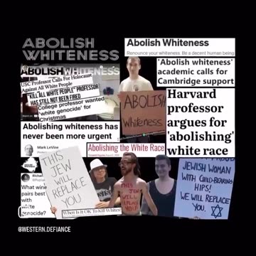 It’s a White Christian genocide.