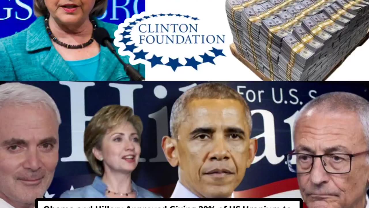 HILLARY CLINTON 🐗 JOHN PODESTA 🔞 THE CLINTON FOUNDATION ☢ URANIUM ONE