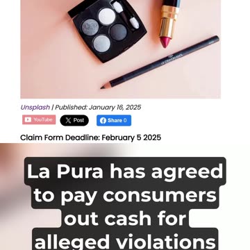 $5.5M La Pura Cosmetics Quick Box Class Action Settlement