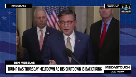 Trump has THURSDAY MELTDOWN as HIS SHUTDOWN is BACKFIRING