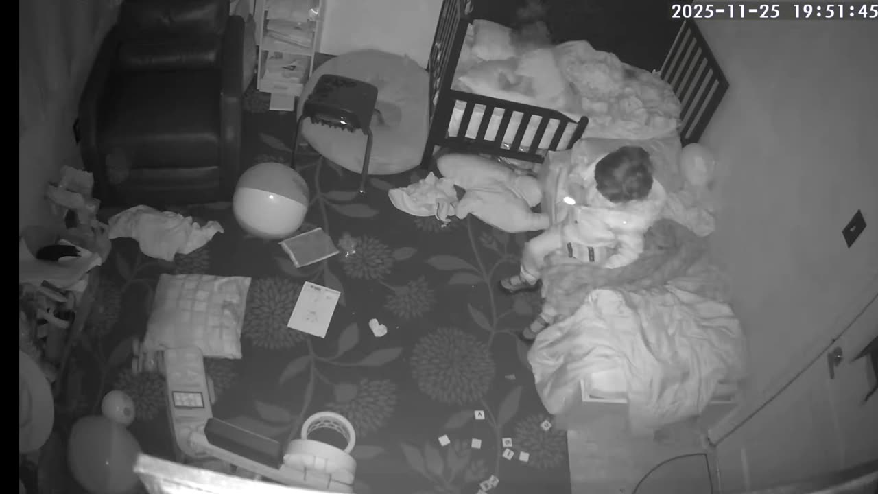 Object appears out the couch in the left side of the screen