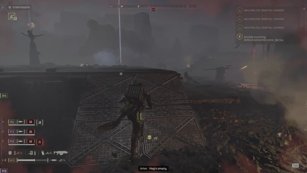 Helldivers2. Rockets red glare