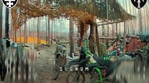 Defenseless Russian Infantry Group Set Up in Forest Like a Weekend Camping Trip