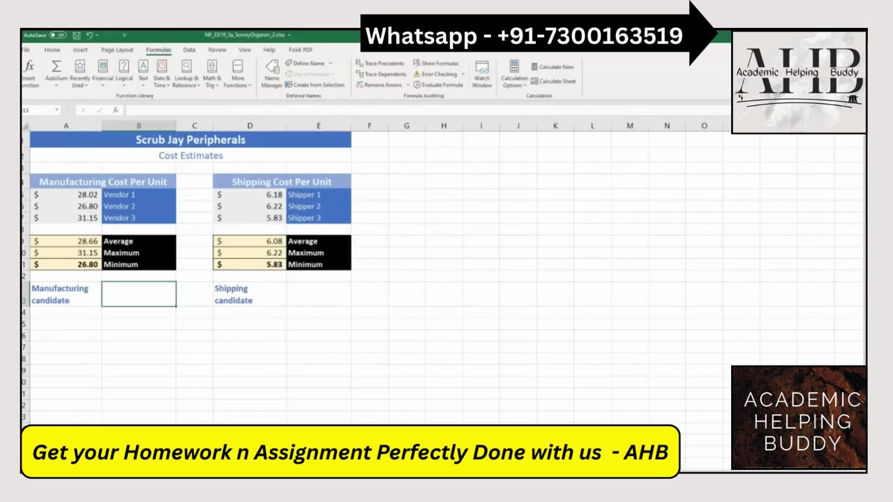 New Perspectives Excel Module 3 SAM Project 1a | Scrub Jay | Shelly Cashman