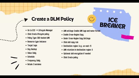 Automate AMI creation using policy by venma #Studentmade | Ekascloud