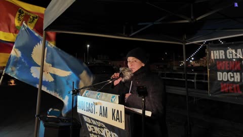 Wolgast - Eva von AfD Fraktion überbringt Grüße der zum Jahreswechsel 30-12-2025