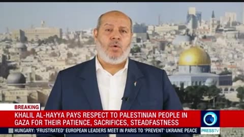 Hamas leader Khalil al-Hayya speech (English) Feb 18 2025