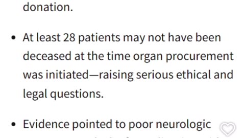 She explains a lot of what is happening!!! Organ harvesting