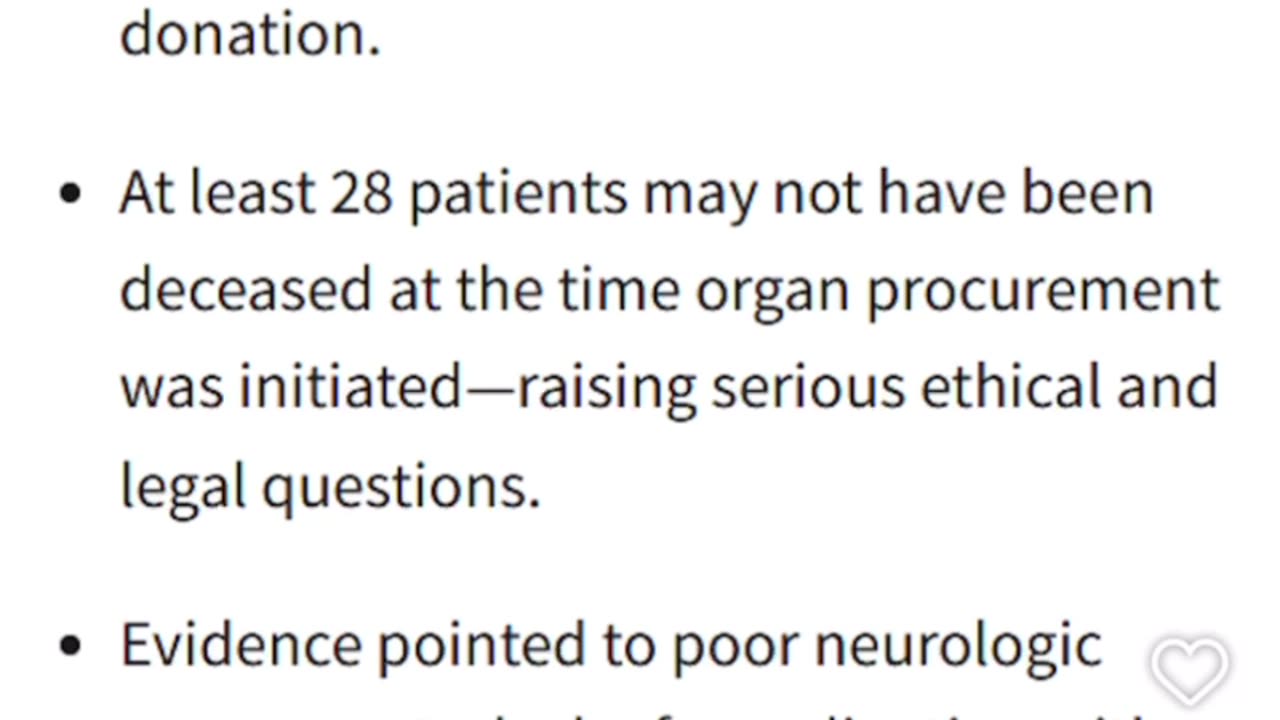 She explains a lot of what is happening!!! Organ harvesting