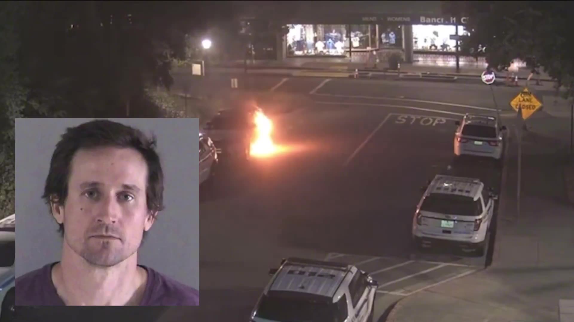 35-year-old Casey Goonan has been SENTENCED to 19 years in PRISON after he FIREBOMBED