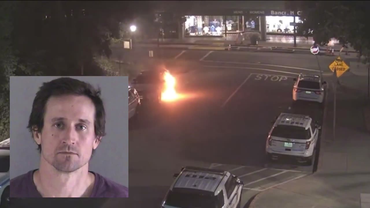 35-year-old Casey Goonan has been SENTENCED to 19 years in PRISON after he FIREBOMBED