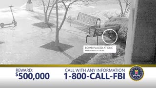 FBI releases updated video info of suspect who planted pipe bombs near the DNC and RNC on January 5, 2021