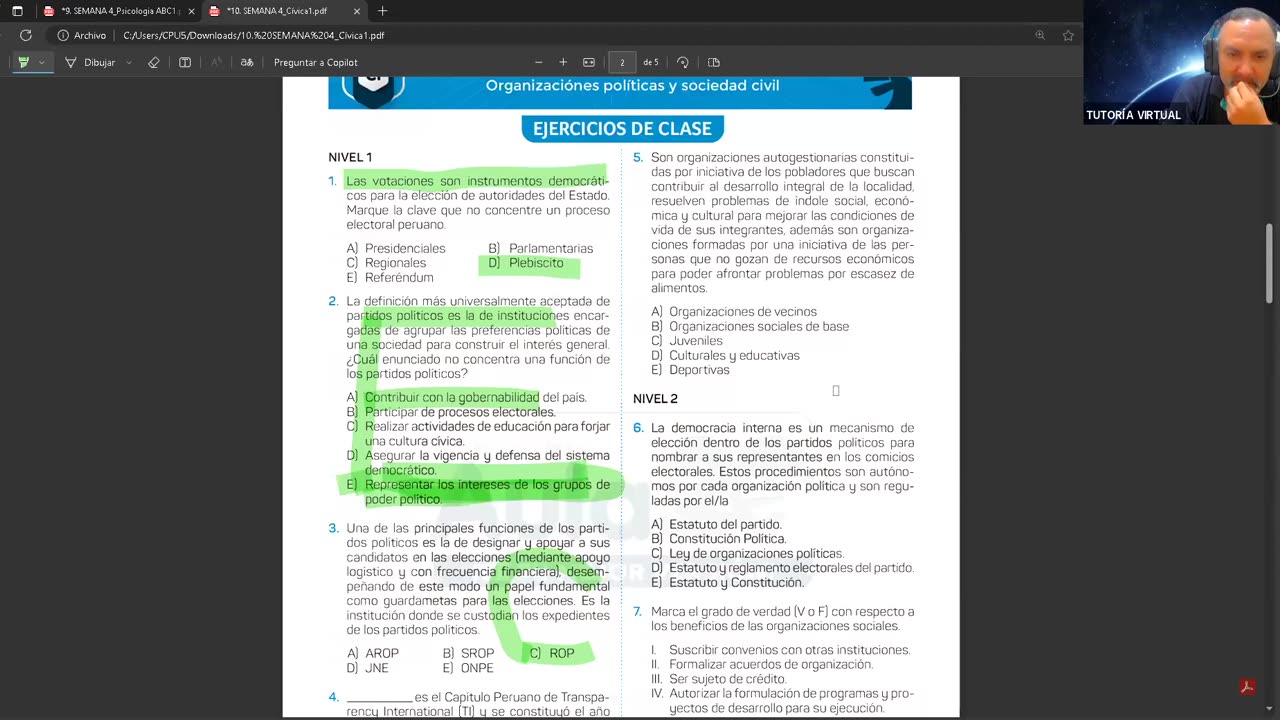 AULA 20 REGULAR 2025 - 1 | Semana 04 | Cívica