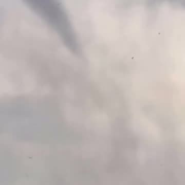Tornado with debris near Katy Texas