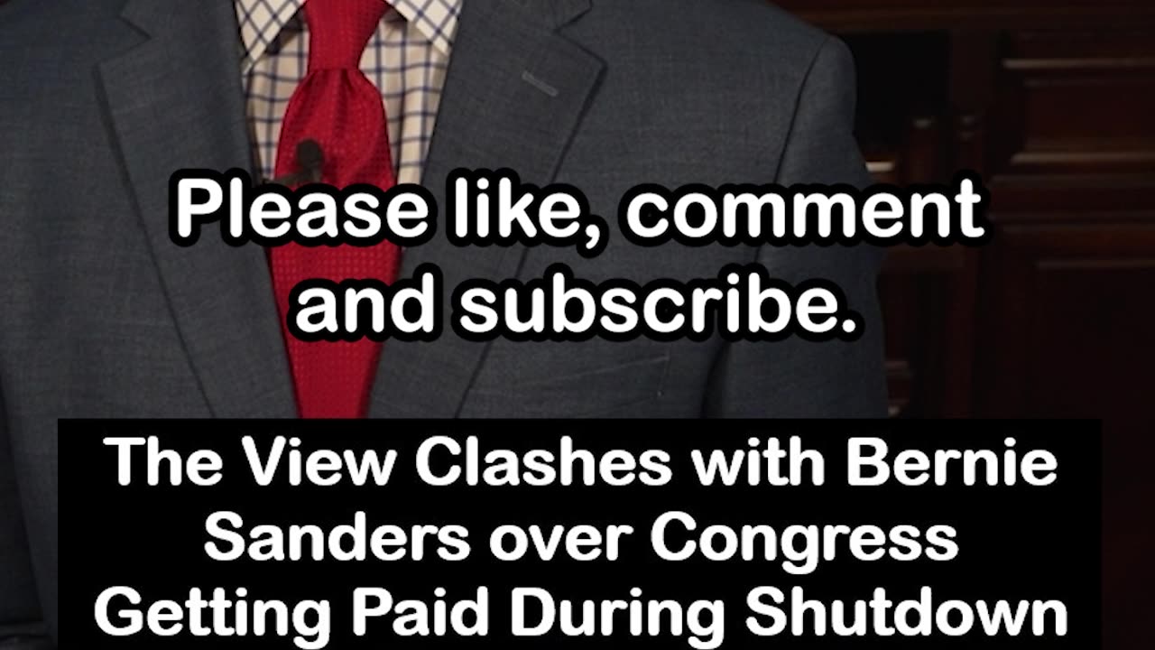 The View Clashes with Bernie Sanders over Congress Getting Paid During Shutdown