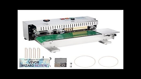 VEVOR Continuous Bag Band Sealing Machine Horizontal Band Sealer Stainless Steel Review