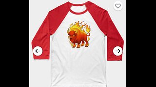 FLAMING BISON – LEGENDARY FIRE SPIRIT DESIGN. SAMER BRASIL
