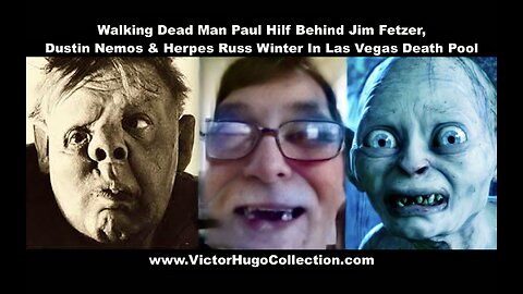 Walking Dead Man Paul Hilf Behind Jim Fetzer Dustin Nemos Herpes Russ Winter In Las Vegas Death Pool