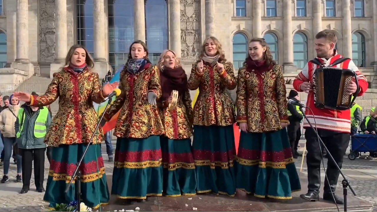 Russische Folkloregruppe Weißes Gold "Белое злато" in Berlin "Берлине" 2019