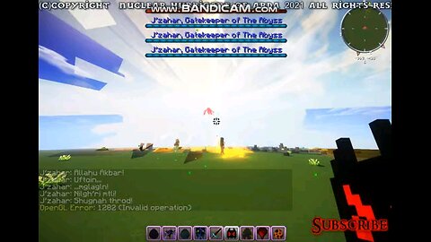 Minecraft mob battle jhzar vs chaos guardian