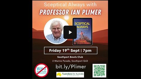 Professor Plimer speaking at an "Australians for Australia" Event