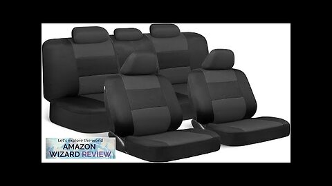 BDK PolyPro Car Seat Covers Full Set in Charcoal on Black – Review