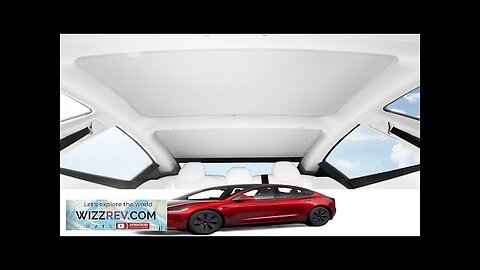 BASENOR 2024 Upgraded Tesla Model 3 Glass Roof Sunshade with Storage Bag Review