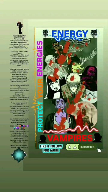 ▪︎ENERGY VAMPIRES/PROTECT YOUR ENERGIES▪︎