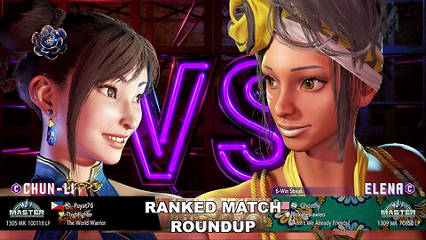 Kuya Kalbo SF6 Ranked Roundup. Chun Li Master Rank [Hori Fight Stick]